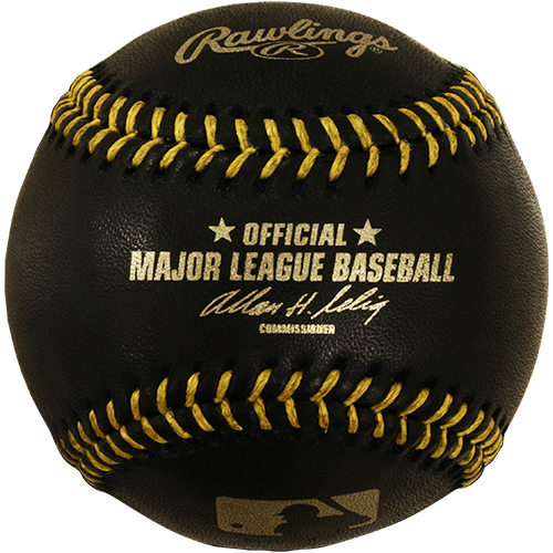 BRAND NEW MLB BLACK & GOLD OFFICIAL GAME BALL BASEBALL eBay