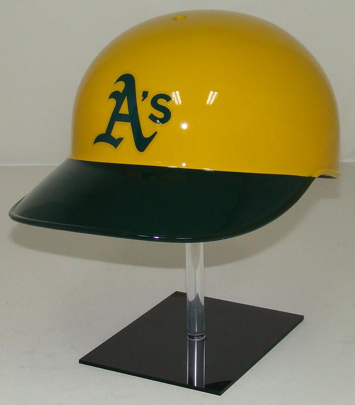 OAKLAND A's THROWBACK Yellow MLB Official Full Size Batting Helmet eBay