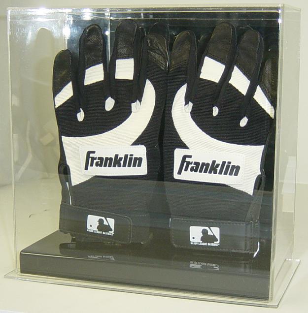 NEW DOUBLE BASEBALL BATTING GLOVES DISPLAY CASE HOLDER eBay