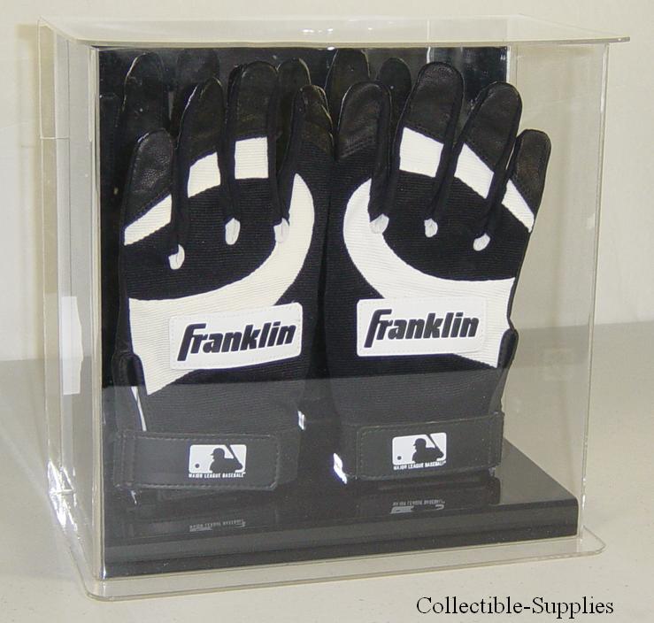BASEBALL DOUBLE 2 BATTING GLOVE WALL MOUNT DISPLAY CASE eBay