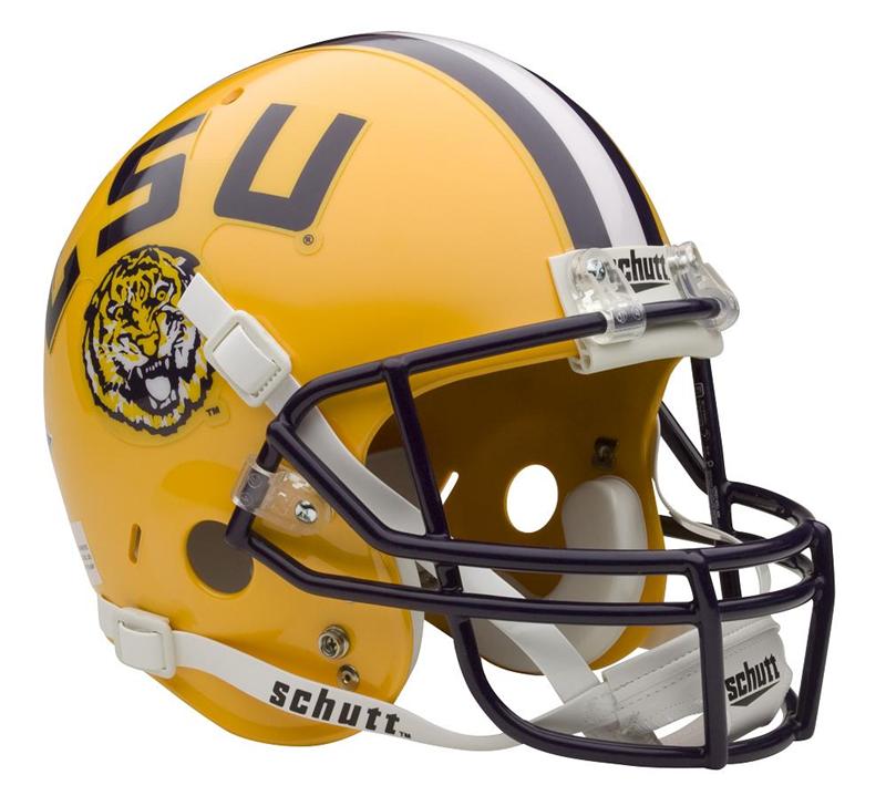 LSU TIGERS SCHUTT FULL SIZE REPLICA FOOTBALL HELMET | eBay