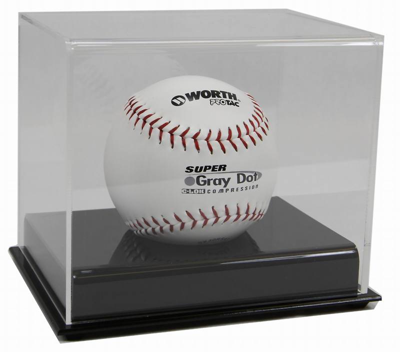 NEW ACRYLIC SINGLE BASEBALL DISPLAY CASE HOLDER eBay